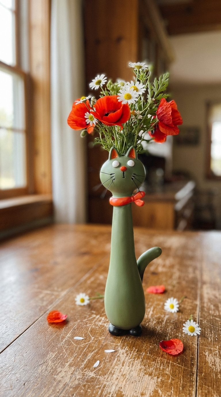 SIlly Cat Plant Pots