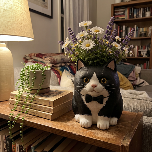 Cat Plant Pots